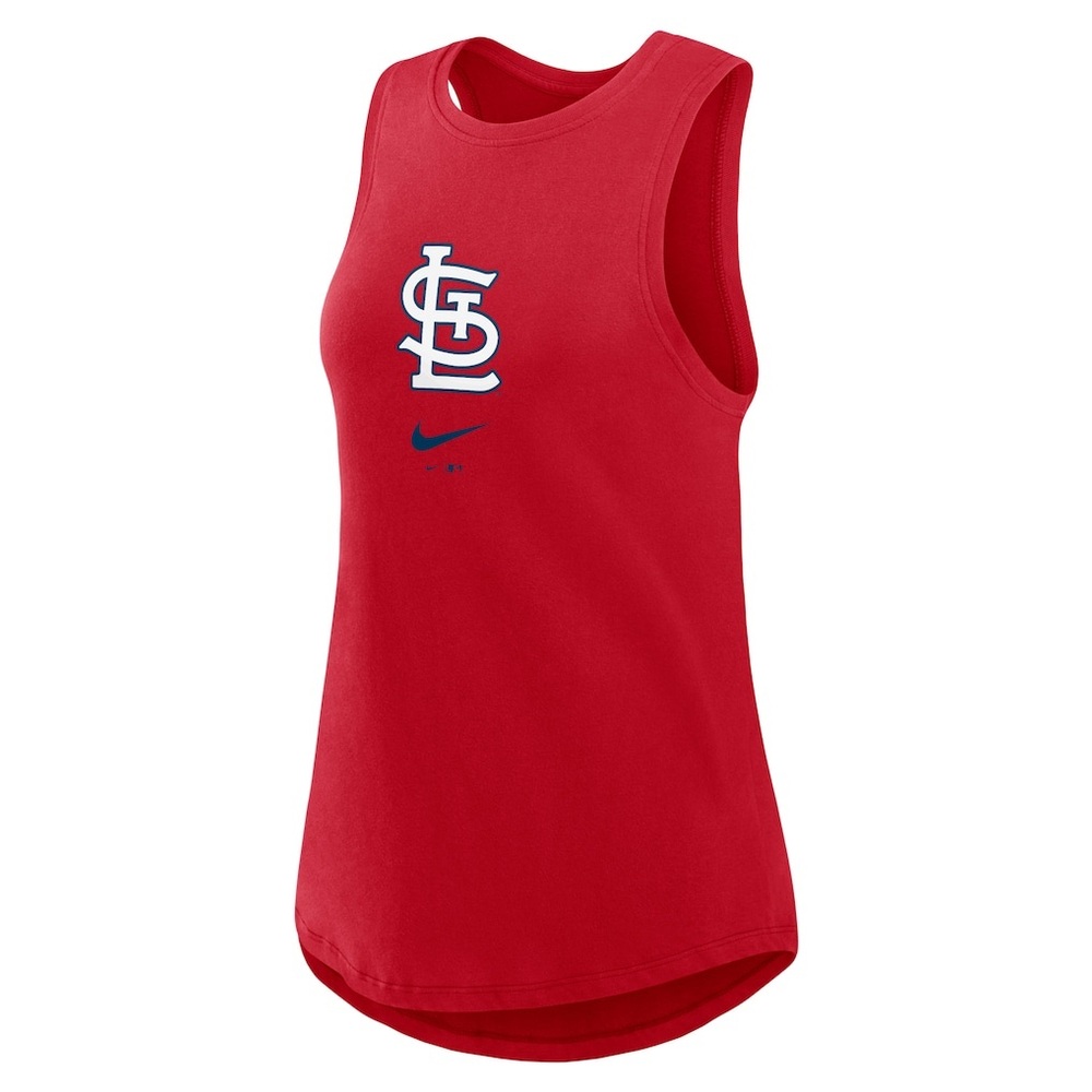 NWT St. Louis Cardinals Nike Tank Top High-Neck Dri-Fit Women’s XS Red Baseball